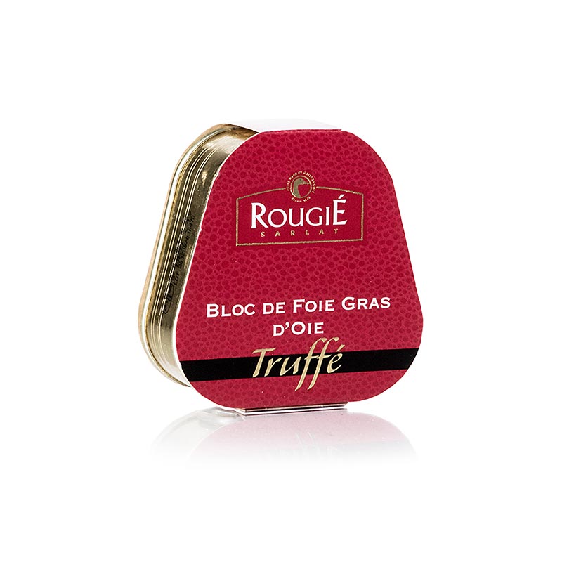 Gåse-foie gras-blok, 3 % trøffel, Foie Gras, Trapez, Rougié, 75 g