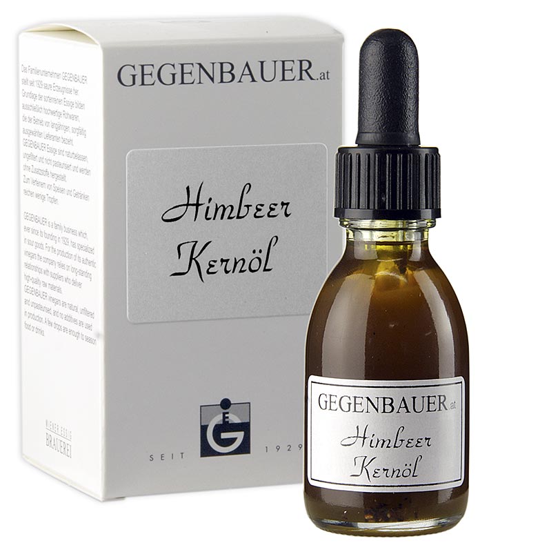 Hindbærkerneolie, i pipetteflaske, 30 ml