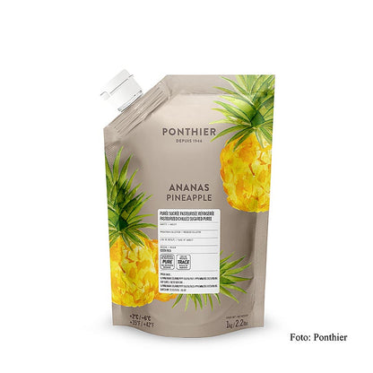 Ananaspuré, med sukker, 1 kg