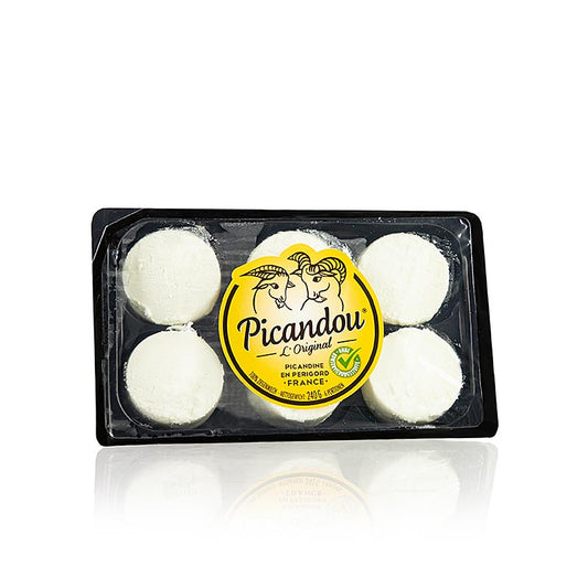 Picandou frisk gedeost i skiver, 240 g, 6 x 40 g