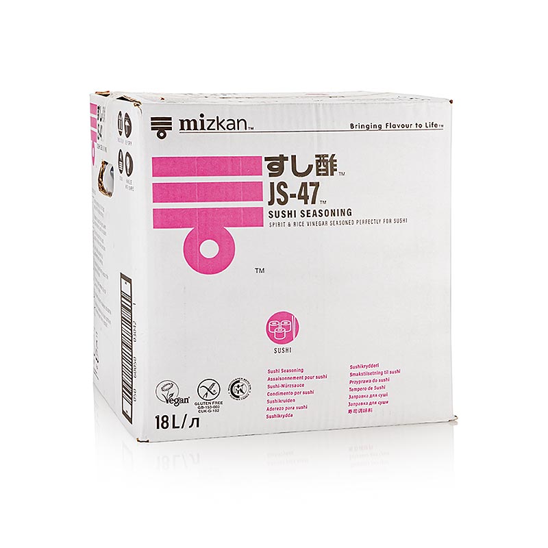 Sushi-Seasoning – lys riseddike-krydderi med salt og sukker, Mizkan, 18 l