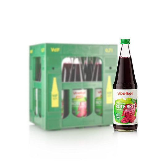 Voelkel – Rødbedejuice, økologisk, 4,2 l, 6 x 700 ml