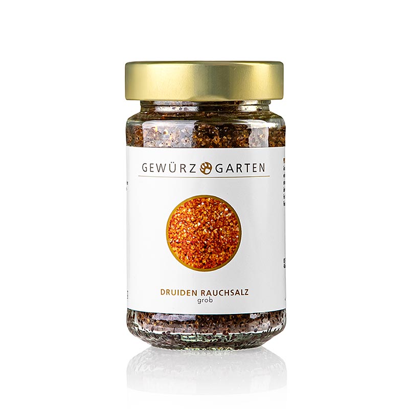 Gewürzgarten Druiden røget salt, premium – superintensivt, groft, 250 g