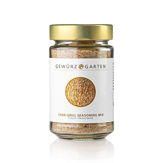Gewürzgarten Char Grill Seasoning Mix, Cajun krydderisalt, 180 g