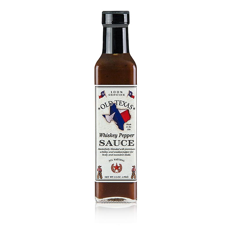 Old Texas – Whiskey-peber-steaksauce, 250 ml