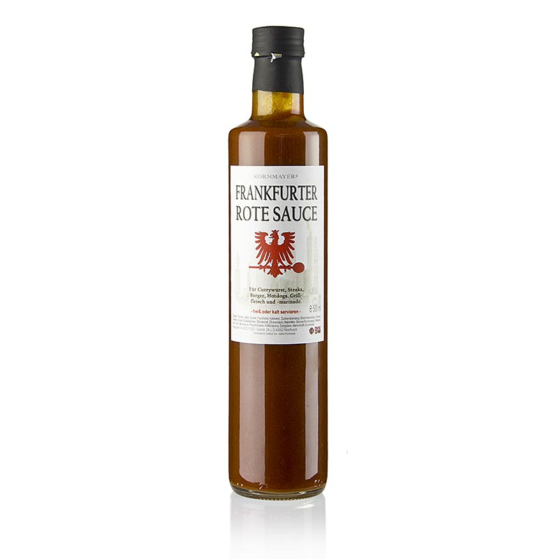 Kornmayer - Frankfurter rød sauce, karrysauce med æblevin, 500 ml