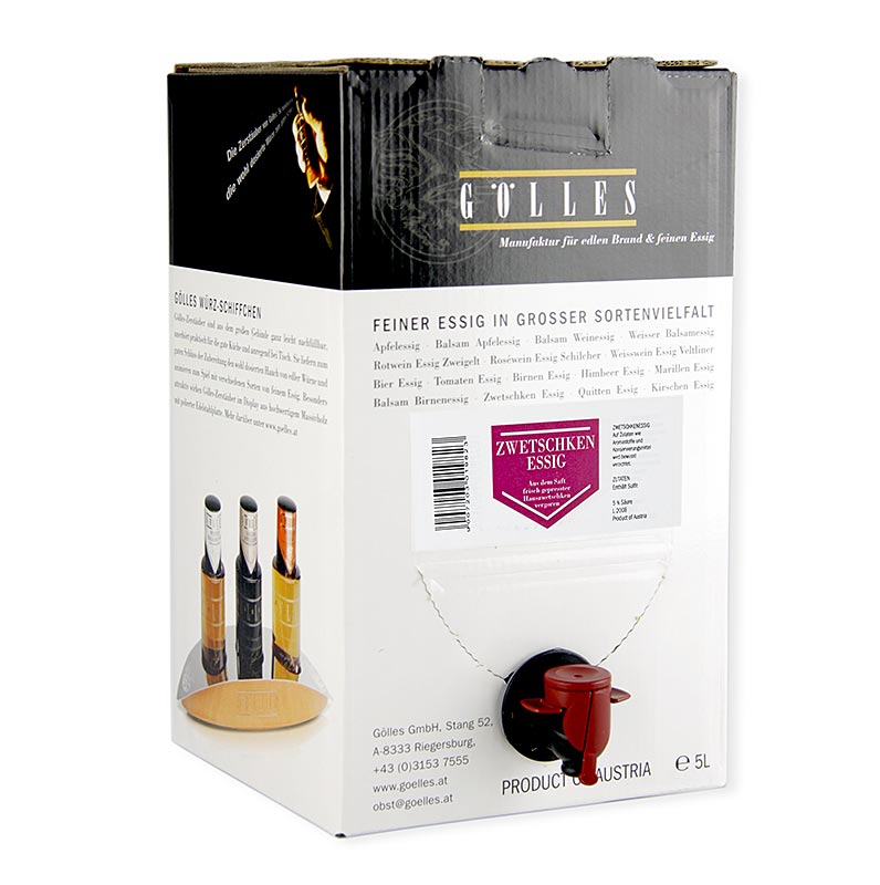 Gölles blommeeddike, 5 % syre, 5 l