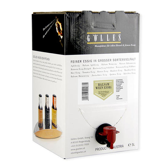 Gölles balsamico-vineddike, Trockenbeerenauslese, 6 % syre, 5 l