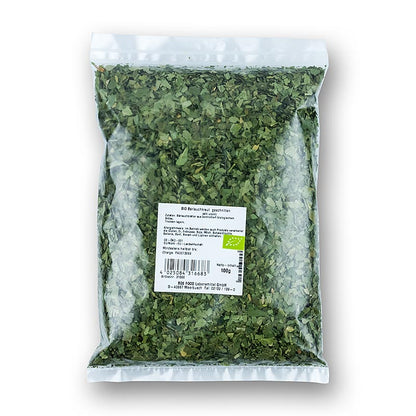 Ramsløgblade, tørrede, skårne, økologiske, 100 g