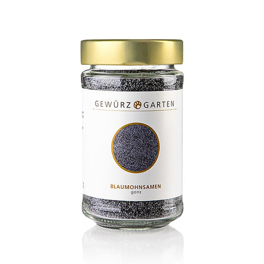 Gewürzgarten Blå valmuefrø, hele, 140 g