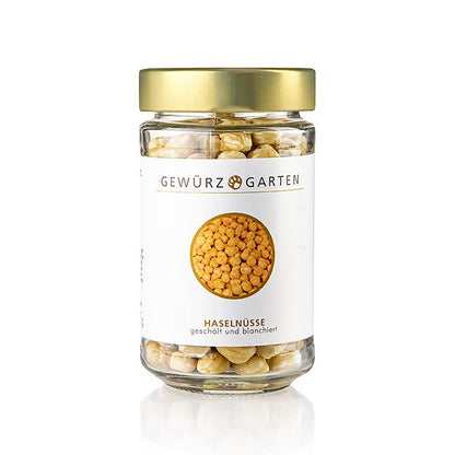 Gewürzgarten Hasselnødder, hele, blancherede/skallede, 125 g