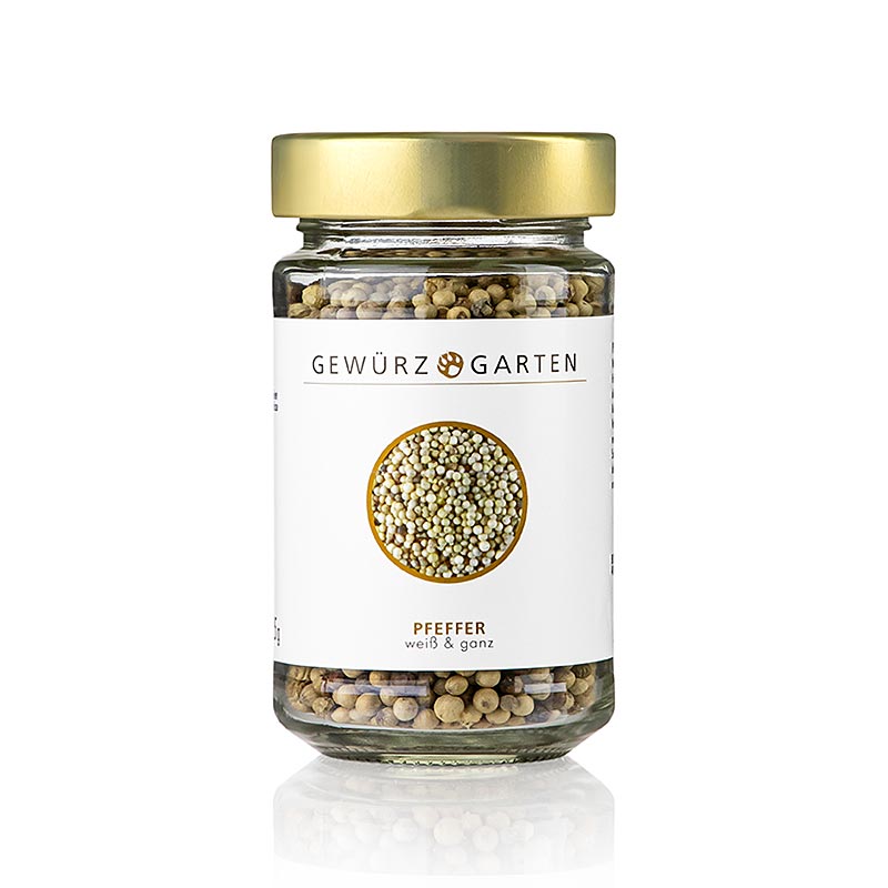 Gewürzgarten Peber, hvid, hel, 135 g