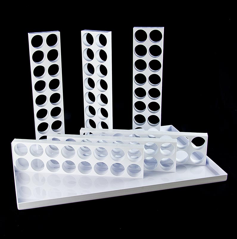 Petits Fours Multiform, plast, til 96 minikager ø 40 mm, 40x60 cm, 1 stk