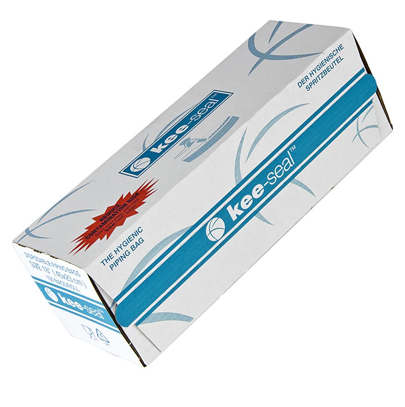 Engangs sprøjtepose, 45 cm, Kee-Seal, glat, dispenser, 100 stk
