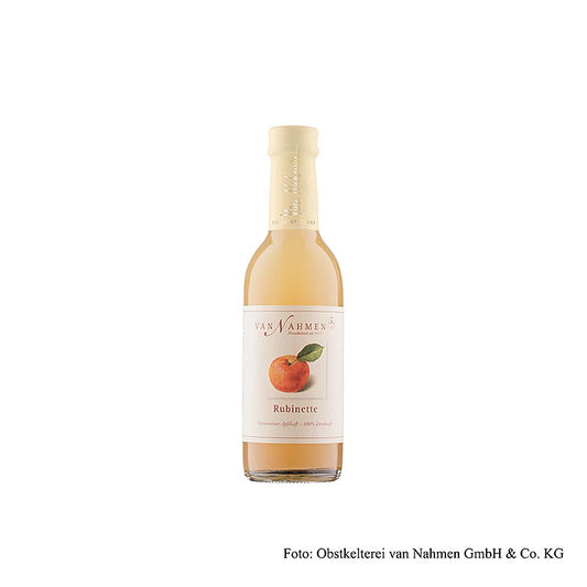 van Nahmen - Rubinette æblejuice, 100 % friskpresset, 250 ml