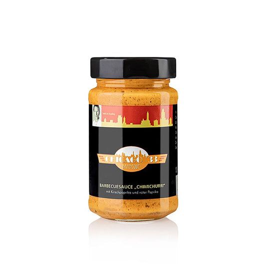 CHICAGO ´33 Chimichurri, rød, BBQ-sauce med kirsebærpaprika & rød paprika, 225 m