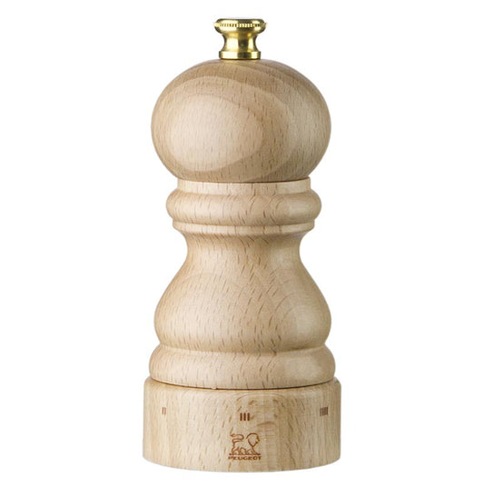 Peugeot peberkværn PARIS U´SELECT, 12 cm høj, justerbar, naturbøg, 1 stk