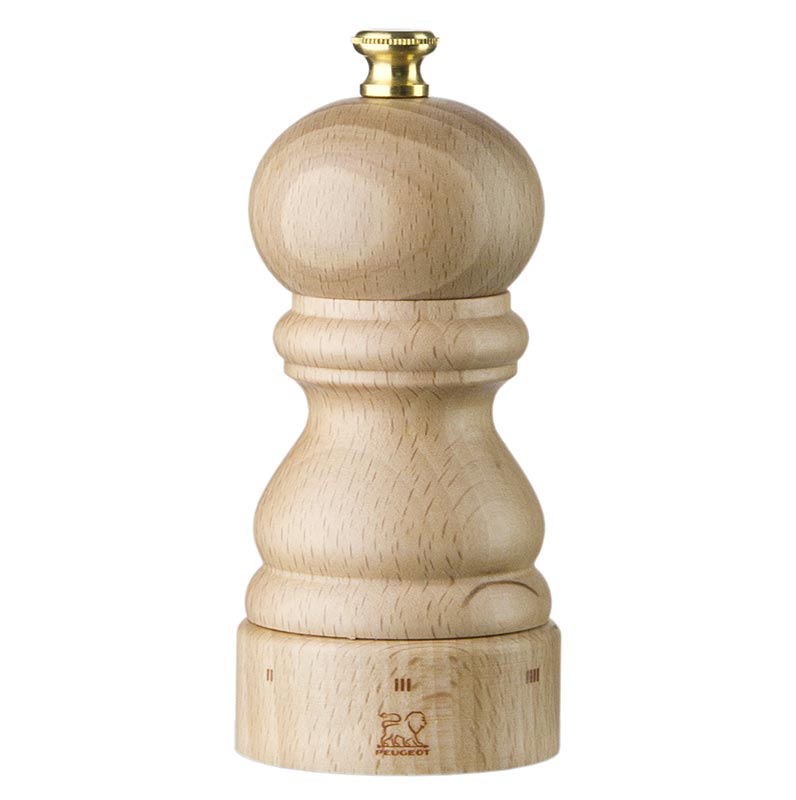 Peugeot saltkværn PARIS U´SELECT, 12 cm høj, justerbar, naturbøg, 1 stk