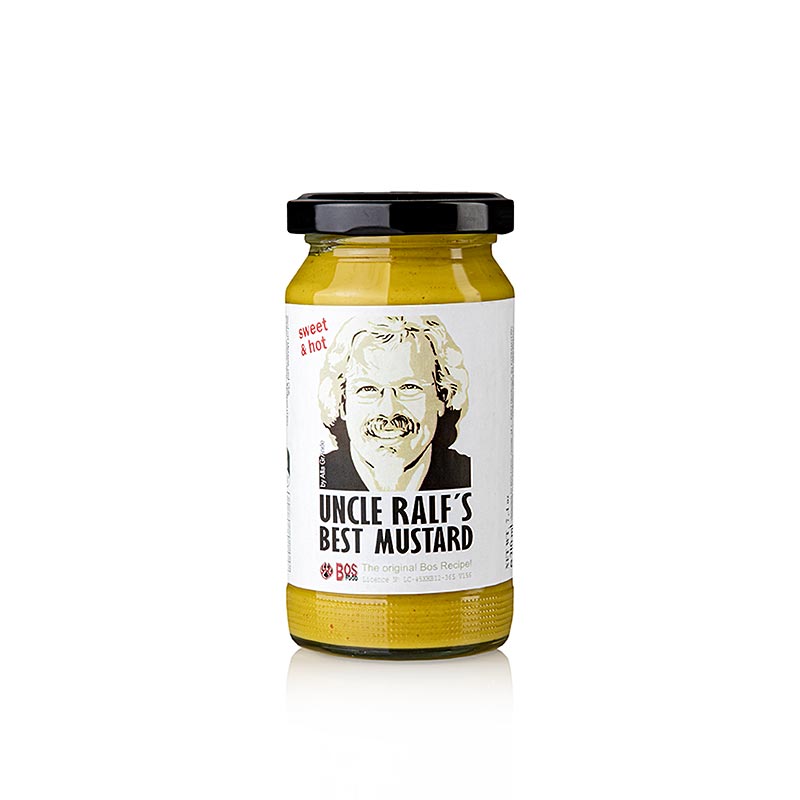 Kornmayer - Uncle Ralfs Best Mustard Sennep, sød & stærk, 210 ml
