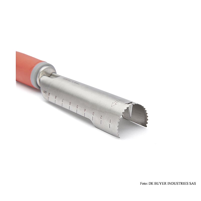 deBUYER udkernere "Universal", ø 30 mm, 11 cm lang, rustfrit stål/plast rød, 1 s