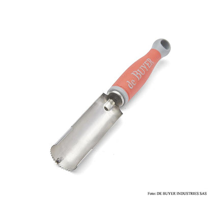 deBUYER udkernere "Universal", ø 30 mm, 11 cm lang, rustfrit stål/plast rød, 1 s