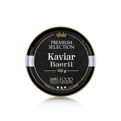 Selection Kaviar vom sibirischen Stör (Acipenser baerii), Aquakultur China, 125 g