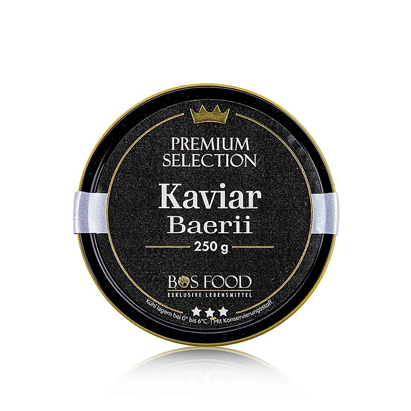 Selection Kaviar vom sibirischen Stör (Acipenser baerii), Aquakultur, 250 g