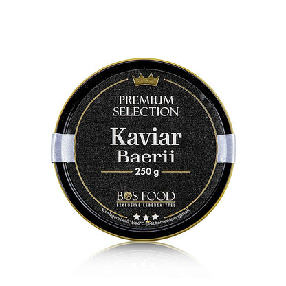 Selection Kaviar vom sibirischen Stör (Acipenser baerii), Aquakultur, 250 g