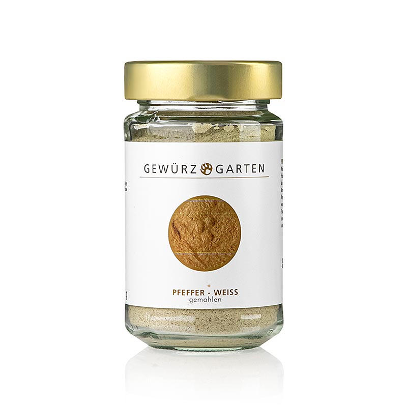 Gewürzgarten Peber, hvid, malet, 120 g