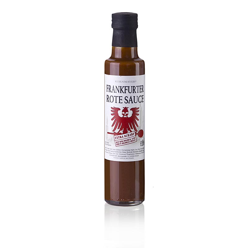 Kornmayer - Frankfurter rød sauce, ekstra stærk, 250 ml