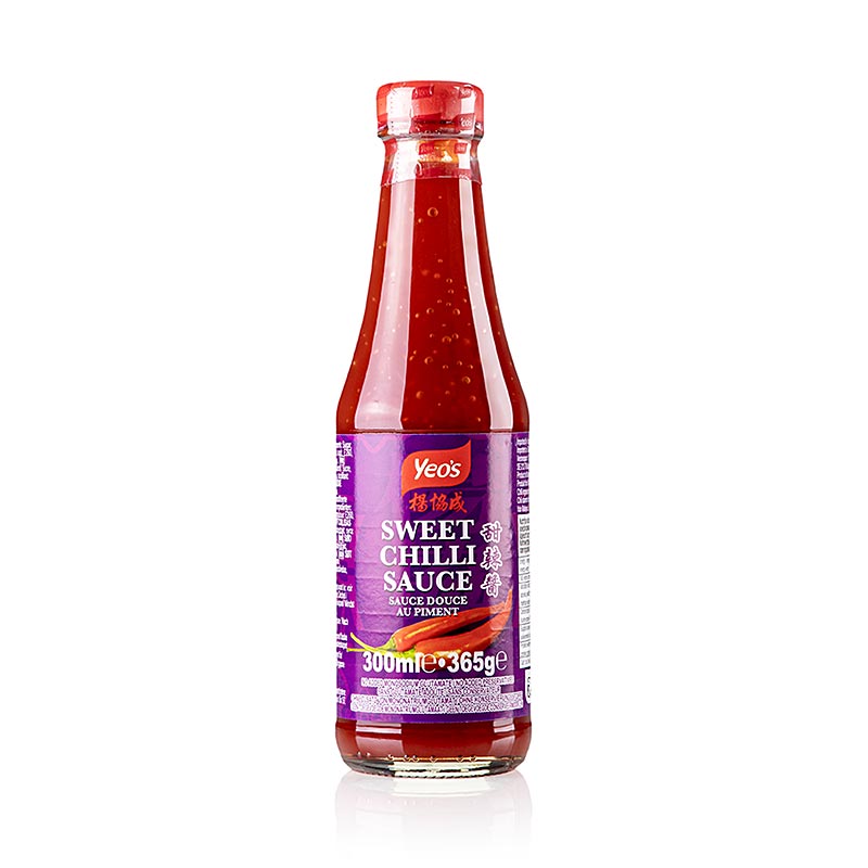 Sweet Chili Sauce, sød chilisauce, Yeo´s, 300 ml