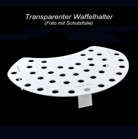 Mini-vafelhornsholder, plexiglas lysegrå, malerpalet, til 38 horn, 1 stk