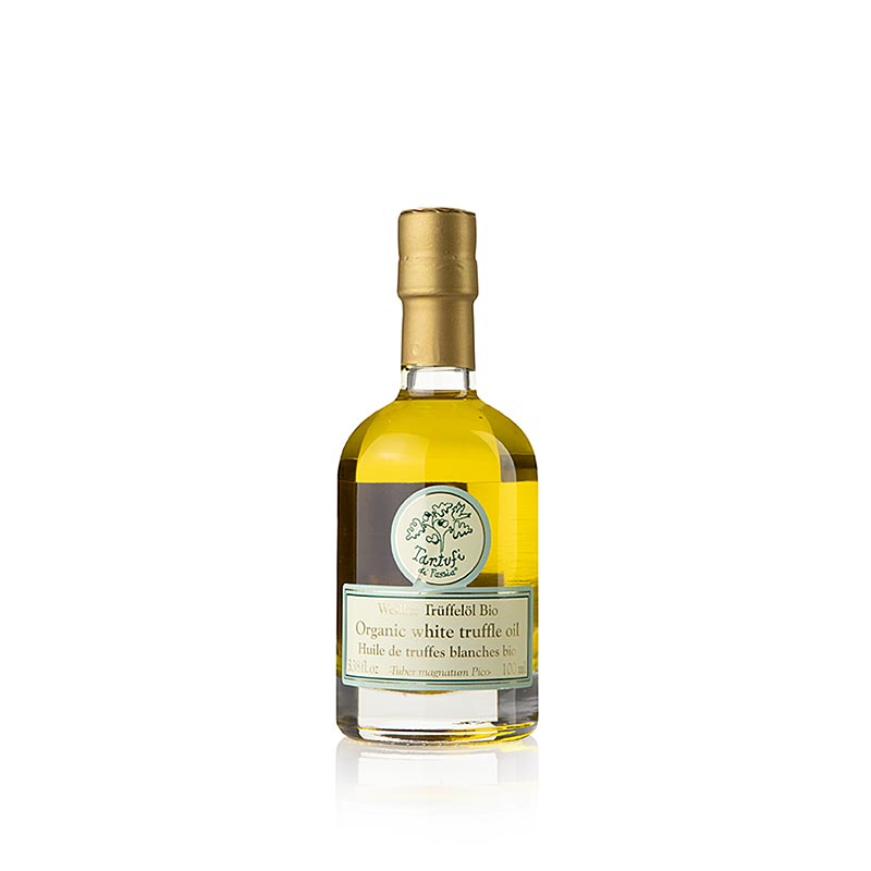 Ppura trøffelolie af hvid trøffel, uden kunstige aromaer, Tartufi di Fassia, 100 ml
