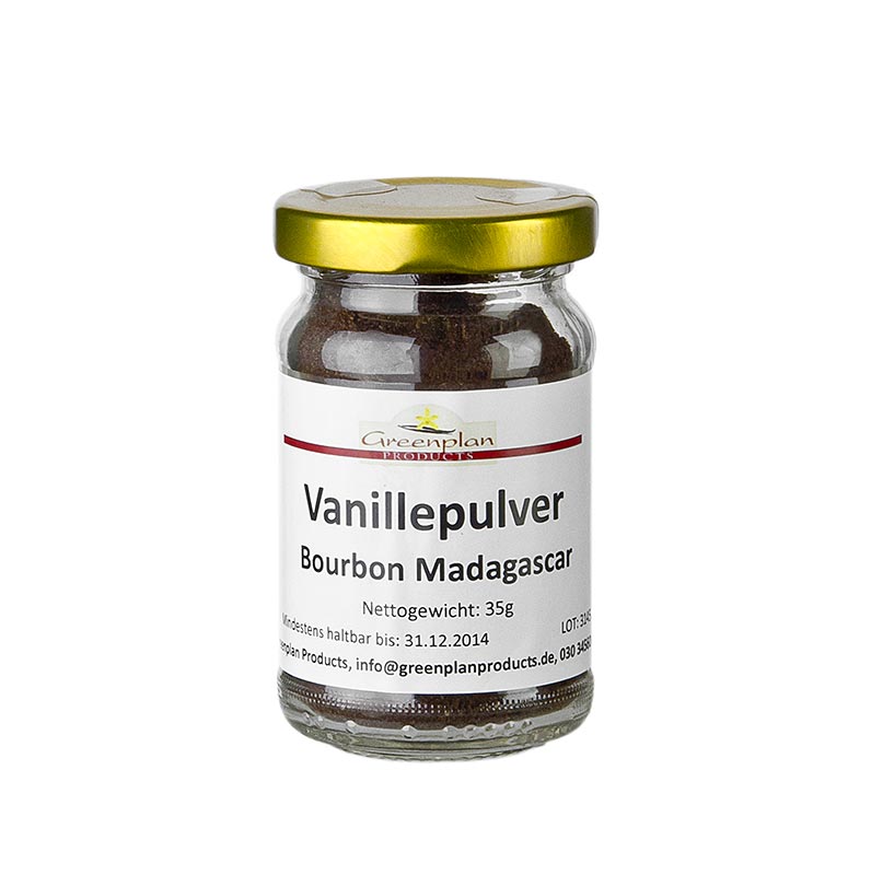 Bourbon-vanilje, malet, fra Madagaskar, Greenplan, 35 g