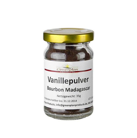 Bourbon-vanilje, malet, fra Madagaskar, Greenplan, 35 g