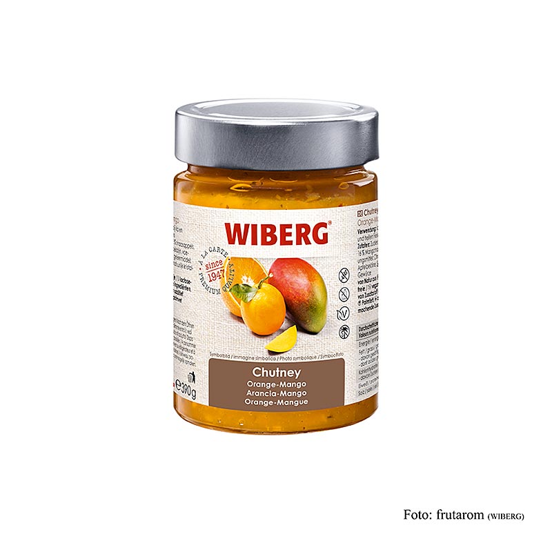 WIBERG Chutney appelsin-mango, 390 g