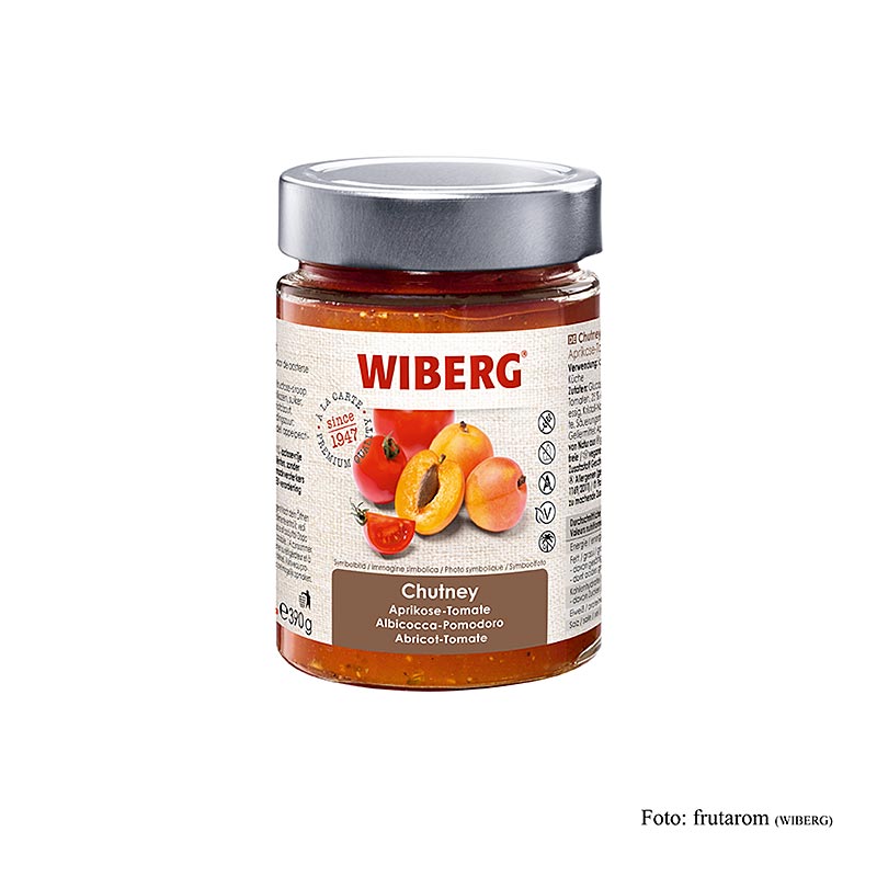 WIBERG Chutney abrikos-tomat, 390 g