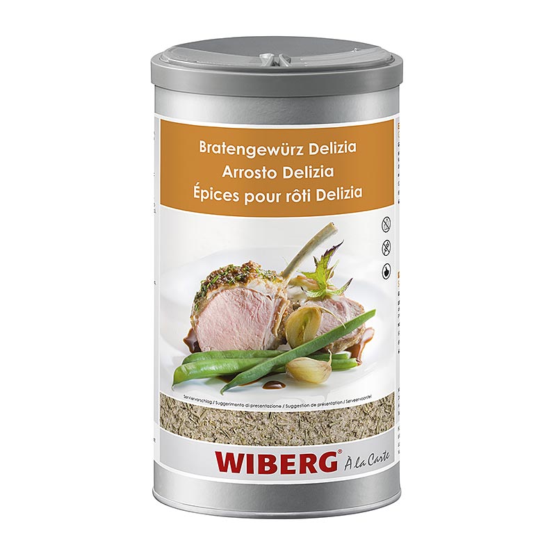 Wiberg stegekrydderi Delizia, krydderisalt, 950 g