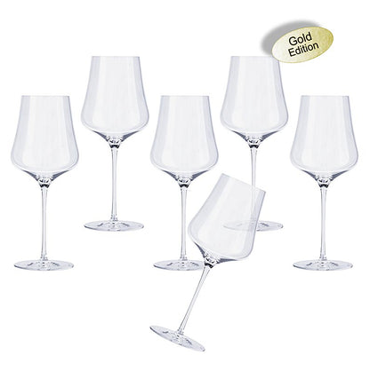 GABRIEL-GLAS© GOLD-Edition, vinglas, 510 ml, mundblæst, 6 stk.