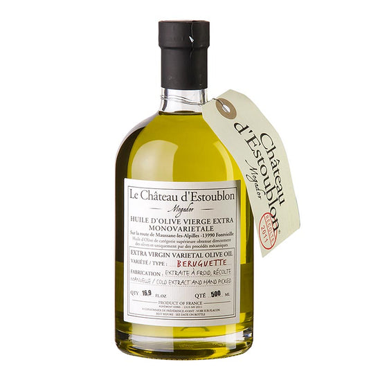 Ekstra jomfruolivenolie, af Beruguette-oliven, Chateau d´Estoublon, 500 ml