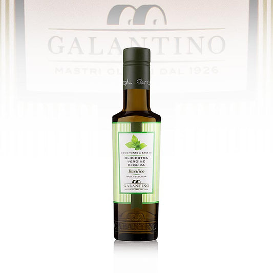 Ekstra jomfruolivenolie, Galantino med basilikum – Basilicolio, 250 ml