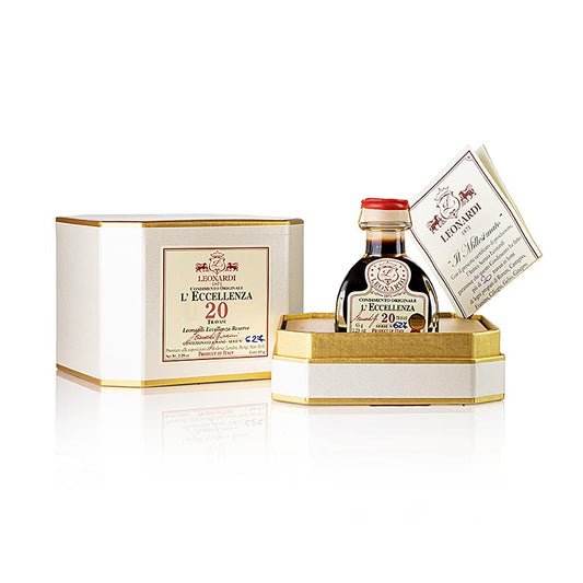 Leonardi - Balsamico Eccelenza Condimento, 20 år, 50 ml