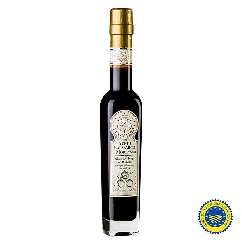 Leonardi - Aceto Balsamico di Modena IGP/g.g.A., 8 år, 250 ml