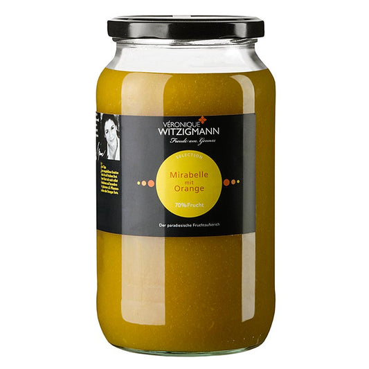 Mirabelle med appelsin – frugtsmør, 1 kg