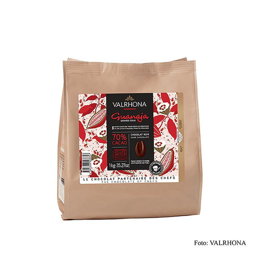Valrhona Guanaja "Grand Cru", mørk chokolade, callets, 70 % kakao, 1 kg