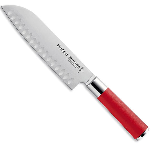 Red Spirit-serien, Santoku-kniv med hulskæring, 18 cm, TYKT, 1 stk.