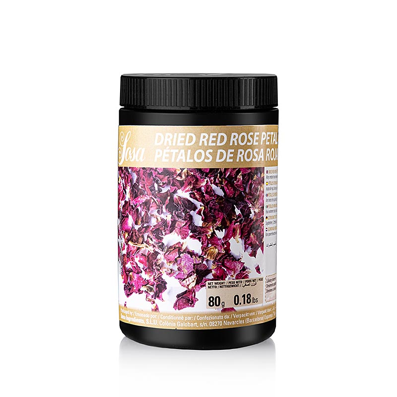 Sosa Tørrede rosenblade, ukandiserede (38934), 80 g