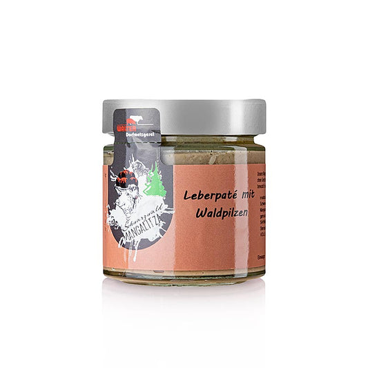 Leverpostej med skovsvampe, Mangalitza-uldgrise, 150 g