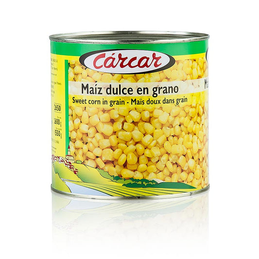 Majskorn, sukkermajs i lage, 2,6 kg