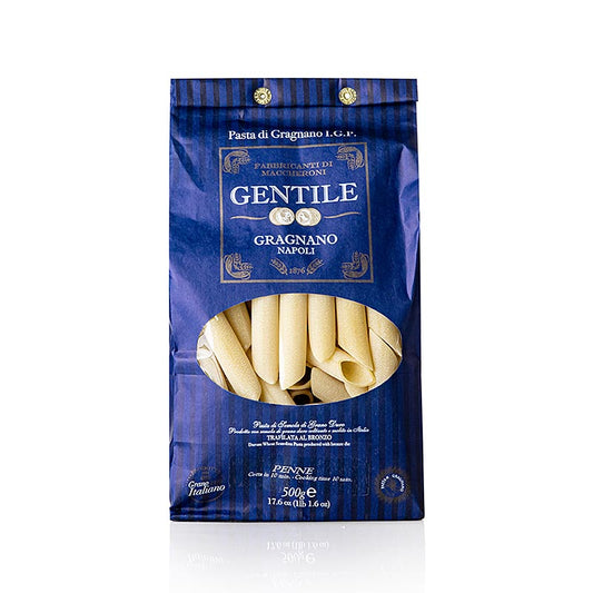 Pastificio Gentile Gragnano IGP - Penne, bronzeformet, 500 g
